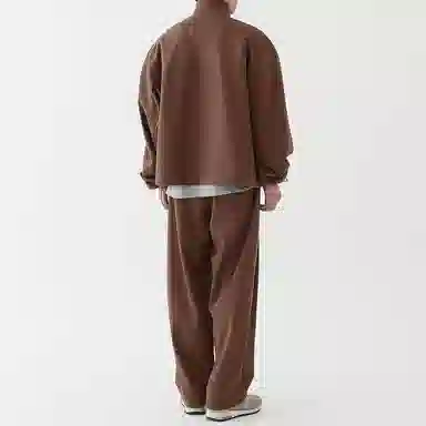 我是大卫 复古基础款简约运动外套休闲直筒裤卫衣套装 男女同款