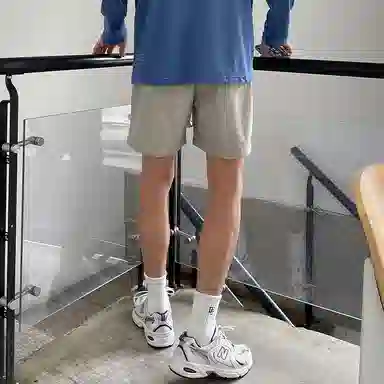 我是大卫 潮牌潮流百搭时尚宽松休闲短裤 男款