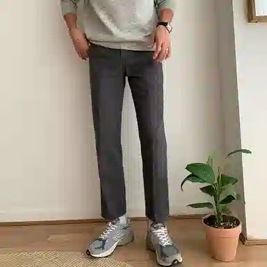 我是大卫 垂感直筒休闲牛仔裤 男女同款