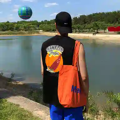 我是大卫 个性健身比赛印花宽松哥特字母速干运动背心 男女同款