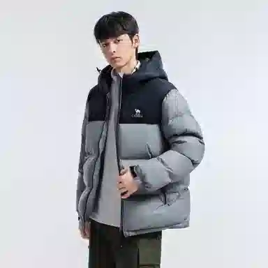 CAMEL Warm Fleece Series Down Jacket