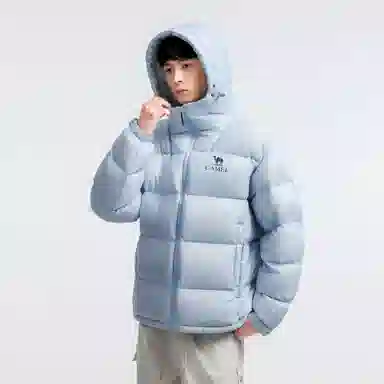 CAMEL Warm Fleece Series Down Jacket