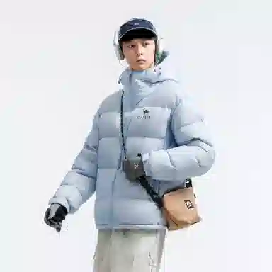 CAMEL Warm Fleece Series Down Jacket