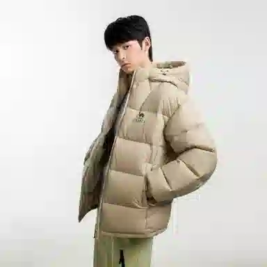 CAMEL Warm Fleece Series Down Jacket