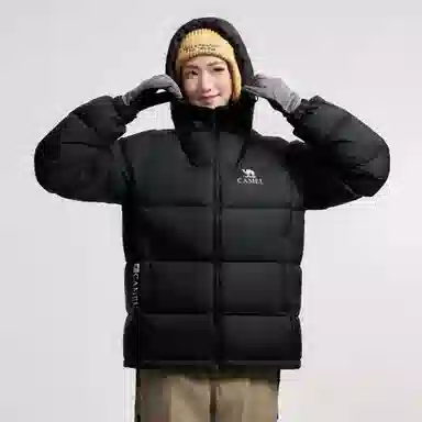 CAMEL Warm Fleece Series Down Jacket