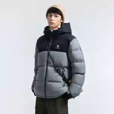 CAMEL Warm Fleece Series Down Jacket
