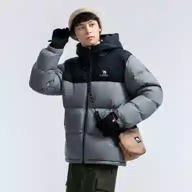 CAMEL Warm Fleece Series Down Jacket