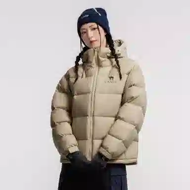 CAMEL Warm Fleece Series Down Jacket