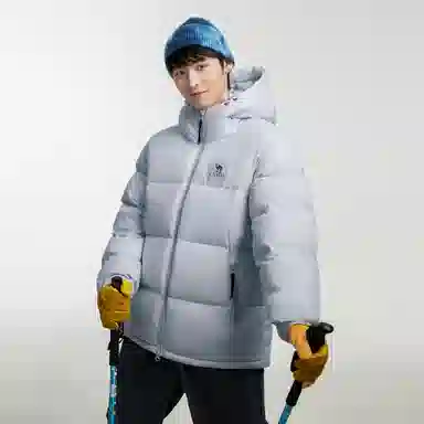 CAMEL Warm Fleece Series Down Jacket