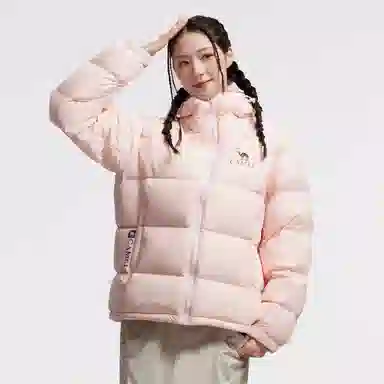 CAMEL Warm Fleece Series Down Jacket