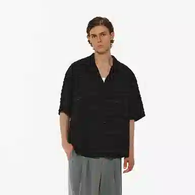 Atry Textured Stripe Polo Shirt