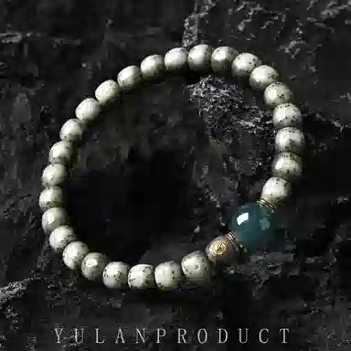 钰澜文玩 原生态钰翡文玩佛珠转运珠#好运 星月菩提 手串 男女同款情侣款