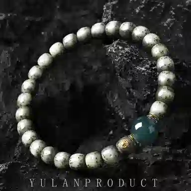 钰澜文玩 原生态钰翡文玩佛珠转运珠#好运 星月菩提 手串 男女同款情侣款