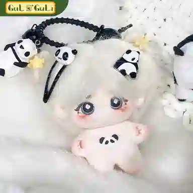 Yihao Dream Factory Guli Guli Panda Milk Cap Plush Doll Clothes