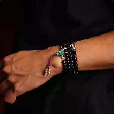 宝臻荟 新中式 高端文玩盘玩 龙行大运 轻奢 高级感 复古 椰蒂 菩提类手串 男款