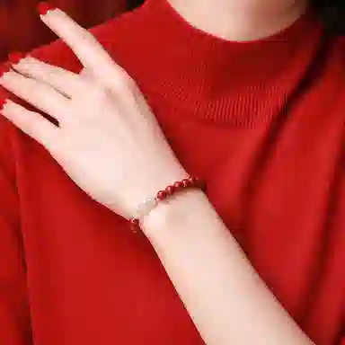 凤凰涅磐 转运珠 国潮紫金砂串珠  新中式平安转运佛珠念珠 如意文玩 再造辰砂朱砂 玉石手串 女款