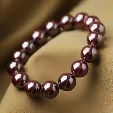 凤凰涅磐 典藏级原矿 新中式素圈文玩 本命年平安转运佛珠 复古小众民族风 辰砂 玉石手串 男女同款情侣款 朱砂