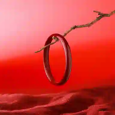 凤凰涅磐 复古国潮平安转运福心经 再造辰砂朱砂 玉石手镯 女款 礼盒