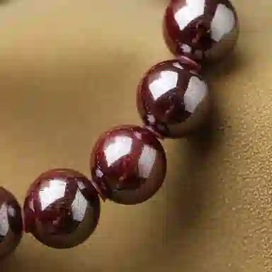 凤凰涅磐 典藏级原矿 新中式素圈文玩 本命年平安转运佛珠 复古小众民族风 辰砂 玉石手串 男女同款情侣款 朱砂