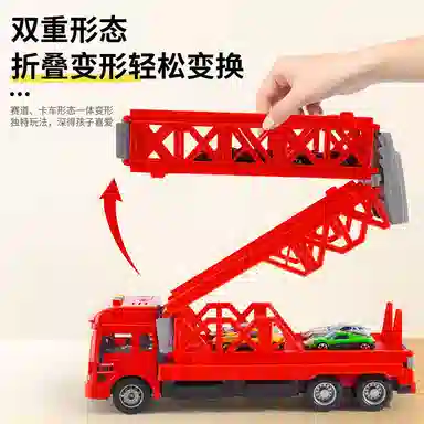 简普森 竞速双轨货柜车 成品模型