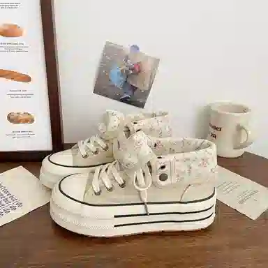 TELENT High-Top Canvas Sneakers