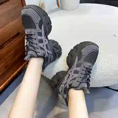 TELENT Retro Dad Sneakers Low Top Mesh