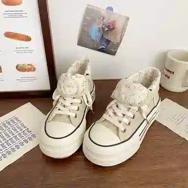 TELENT High-Top Canvas Sneakers