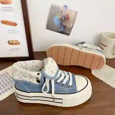 TELENT High-Top Canvas Sneakers