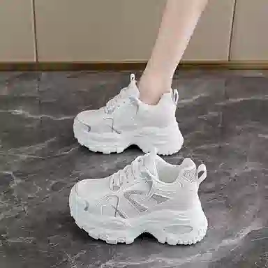 TELENT Mesh Low Dad Sneakers Women