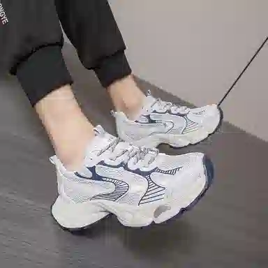 TELENT Mesh Low-Top Thick Sole Sneakers