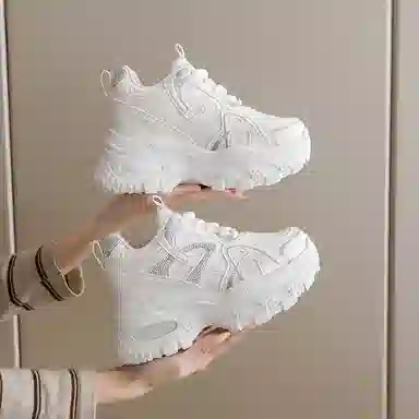 TELENT Mesh Low Dad Sneakers Women