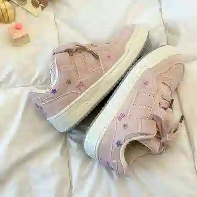 TELENT PU Low Top Platform Sneakers