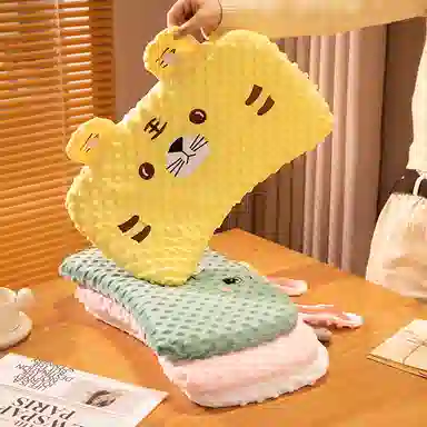 胖胖龙 记忆棉枕头 豆豆婴儿安抚枕 玩偶周边