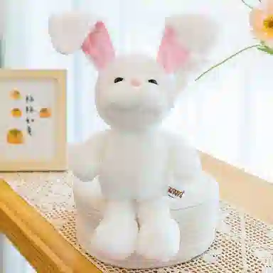 万童乐 卡通巴菲兔子 玩偶 毛绒公仔