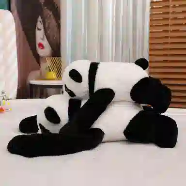 胖胖龙 可爱长臂熊猫 玩偶 毛绒公仔
