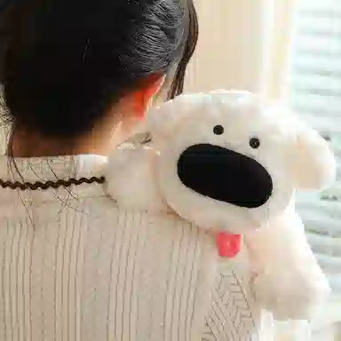 万童乐 搞怪呆萌大鼻子狗双肩包 陪伴治愈 玩偶周边