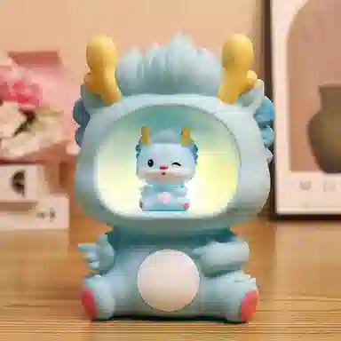 胖胖龙 龙年存钱罐 可爱卡通生肖小夜灯吉祥物 早教益智玩具