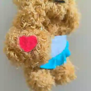 万童乐 黄油小熊 钥匙挂扣 玩偶 毛绒挂件