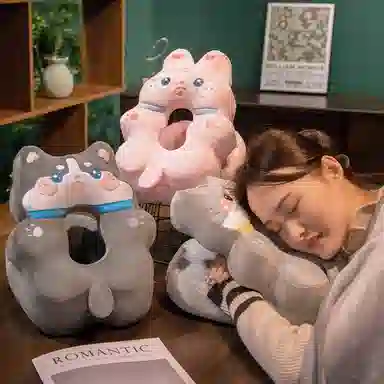 万童乐 午睡枕趴睡枕 玩偶周边