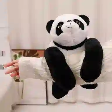 胖胖龙 可爱长臂熊猫 玩偶 毛绒公仔
