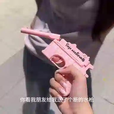 胖胖龙 古灵精怪户外戏水解压整蛊歪把子抽象弹道向下会伪装的狡猾水枪萎靡不振喷水 水枪