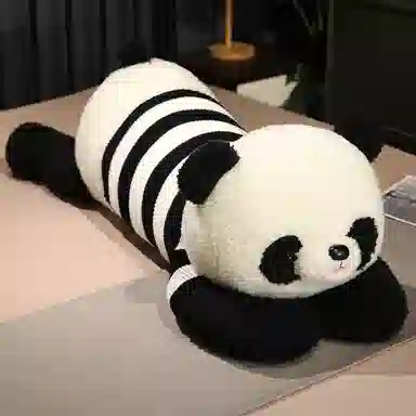 万童乐 黑白熊猫抱枕 玩偶 毛绒公仔