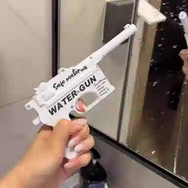 胖胖龙 古灵精怪户外戏水解压整蛊歪把子抽象弹道向下会伪装的狡猾水枪萎靡不振喷水 水枪