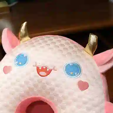 胖胖龙 冰豆豆午睡枕 卡通抱枕 玩偶周边