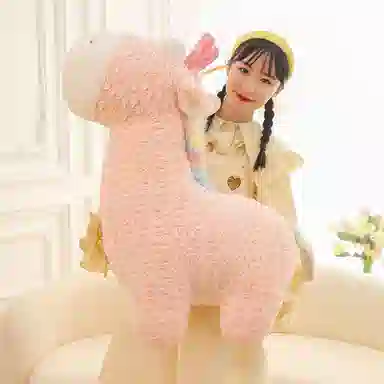 胖胖龙 可爱长颈鹿 彩虹小鹿 玩偶 毛绒公仔