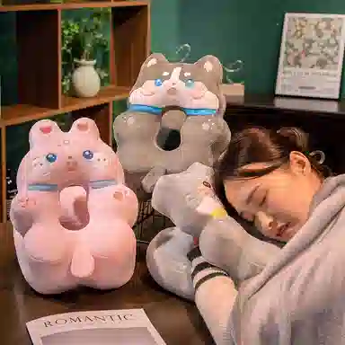 万童乐 午睡枕趴睡枕 玩偶周边