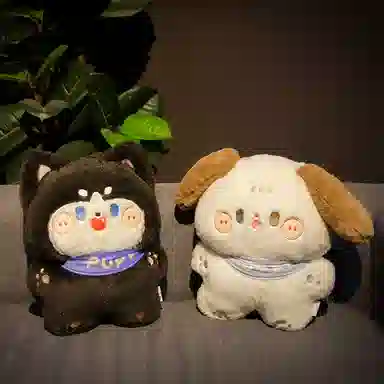 万童乐 狗狗可爱 玩偶 毛绒公仔