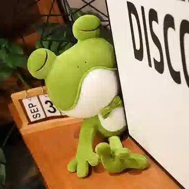 万童乐 超萌软体青蛙 玩偶 毛绒公仔