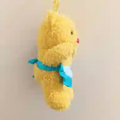 万童乐 黄油小熊 钥匙挂扣 玩偶 毛绒挂件