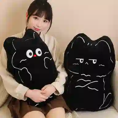 万童乐 猫咪抱枕 可爱 玩偶 毛绒公仔